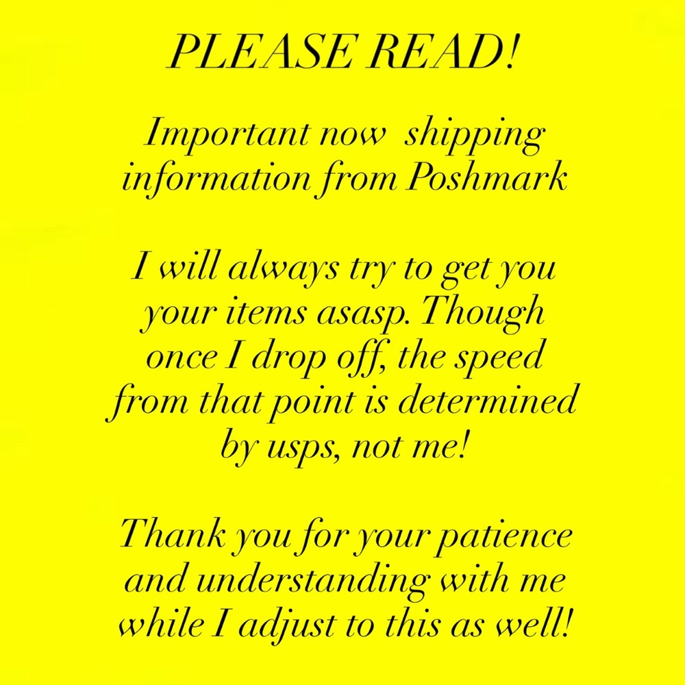 Poshmark has updated their shipping